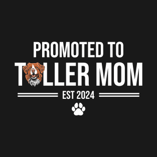 Promoted to Toller Mom Est 2024 T-Shirt