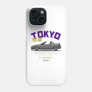 Midnight Racer Silver Del Sol JDM Phone Case