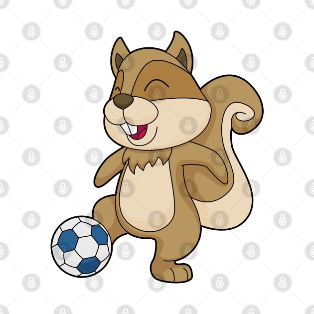 Squirrel Soccer player Soccer by Markus Schnabel