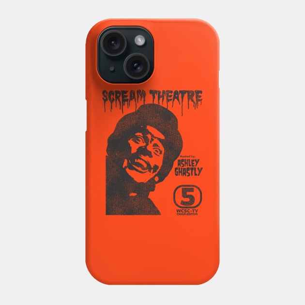 Ashley Ghastly Scream Theatre Horror Host WCSC Phone Case by darklordpug