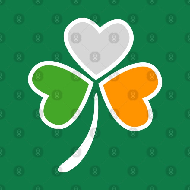 Shamrock with Irish flag color in Pocket design by Toogoo