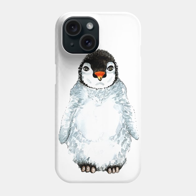 Molly the baby penguin Phone Case by Bridgetdav