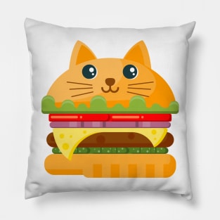 Cat burger. Pillow