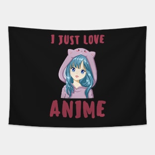 I just love anime Tapestry