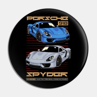 Classic Porsche Spyder 918 Pin