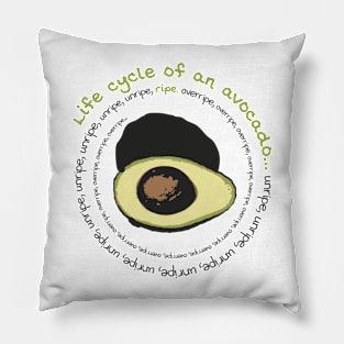 Life cycle of an avocado Pillow