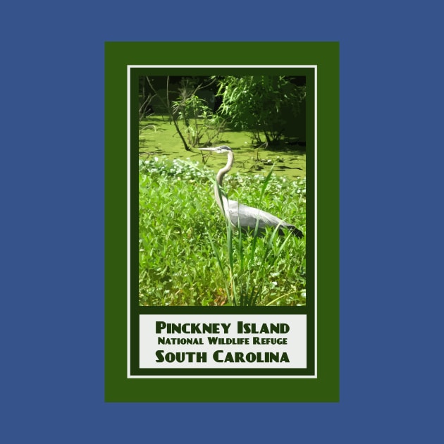 Vintage Travel Pinckney Island by candhdesigns