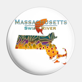 MASSACHUSETTS BROOK TROUT II Pin