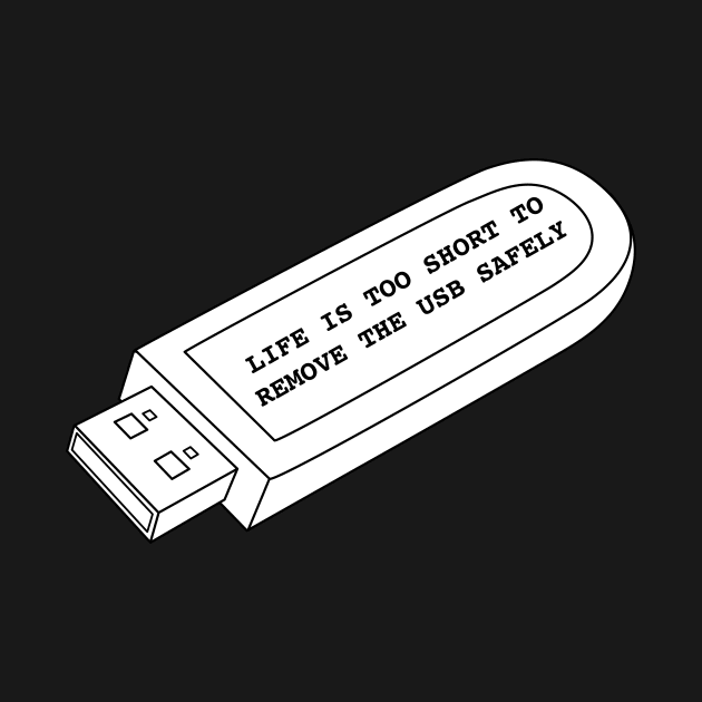 Life is too short to remove the USB safely by bullshirter