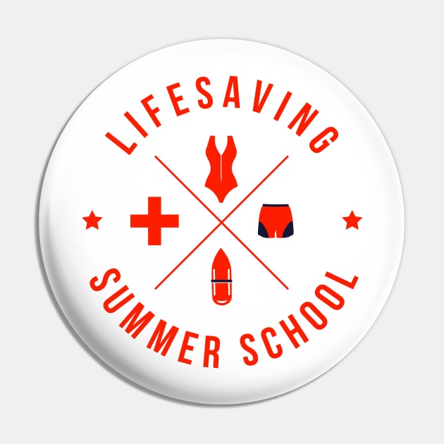 Baywatch Lifesaving Summer School Pin by Rebus28