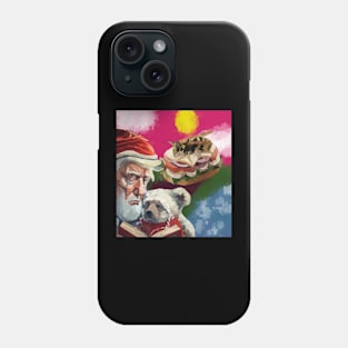 watercolor wasp sandwich for sad man Phone Case