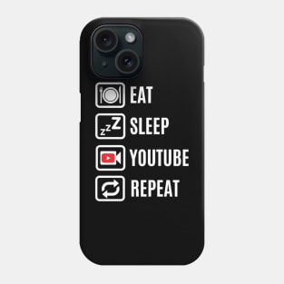 My daily life on youtube Phone Case