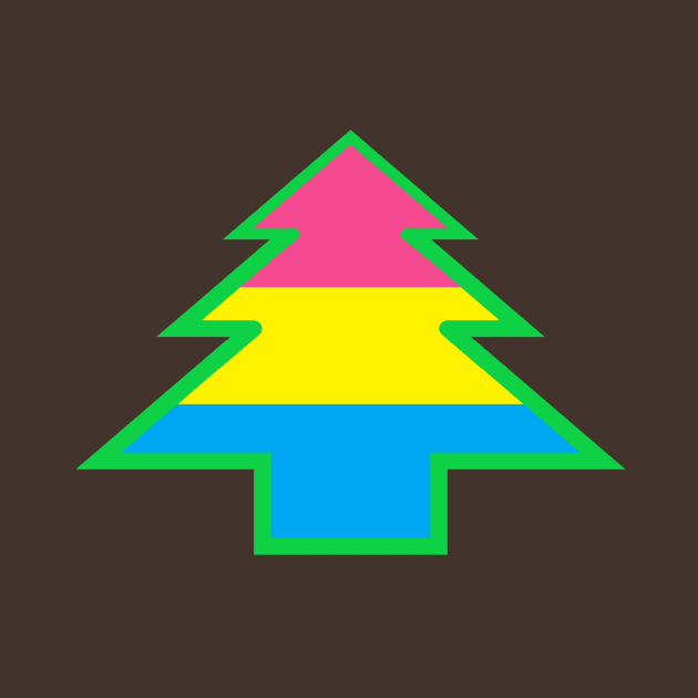 Pansexual/Panromantic Pride: Christmas Tree by DisneyFanatic23