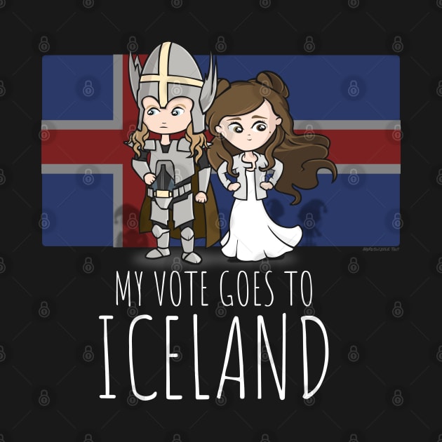 Lars & Sigrit. I Vote for Iceland by NerdShizzle