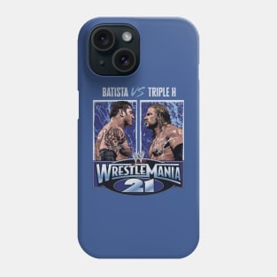 Triple H Vs. Batista WrestleMania 21 Phone Case