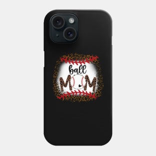 Ball Mom Leopard   Ball Mom Baseball Mom Phone Case