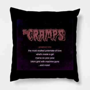 Raw And Wild The Cramps Garage Punk Shirt Pillow