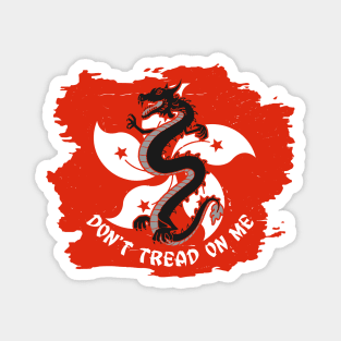 Hong Kong Don't Tread On Me Magnet