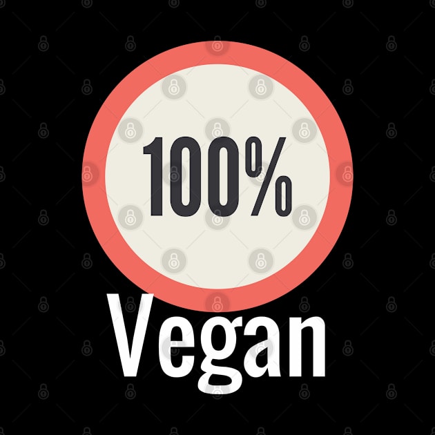 100% Vegan Gift Idea Vegan Plant Based by giftideas