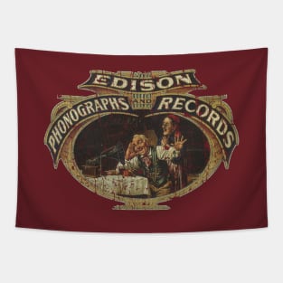 Edison Phonographs and Records 1888 Tapestry