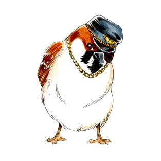 Macho Sparrow Bird T-Shirt