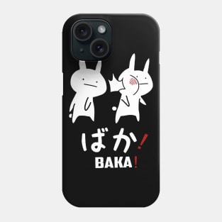 Funny Anime Baka Rabbit Slap Japanese Gift T-Shirt Phone Case