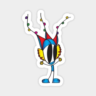 Funny Colorful Cartoon Character Magnet