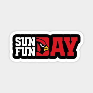 Arizona Cardinals Sunday Funday Magnet