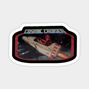 Retro Sci Fi Cruiser Toy Cosmic Magnet