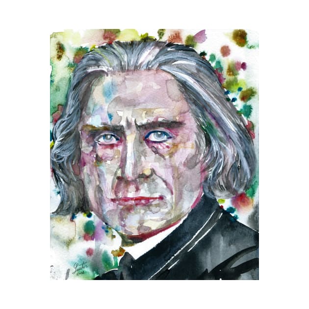 FRANZ LISZT - watercolor portrait .1 by lautir