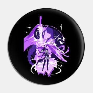 Electro Raiden Shogun Pin