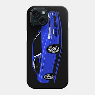 Jdm silvia blue 1 Phone Case