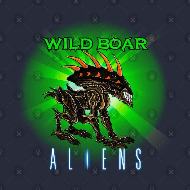 Wild boar Alien by Ale_jediknigth