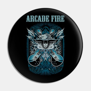 FIRE ARCADE BAND Pin