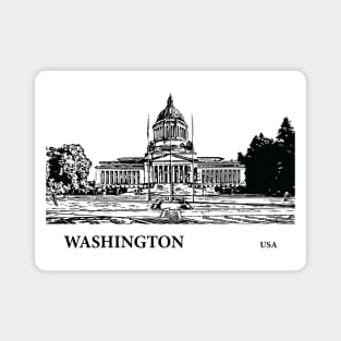 Washington State USA Magnet