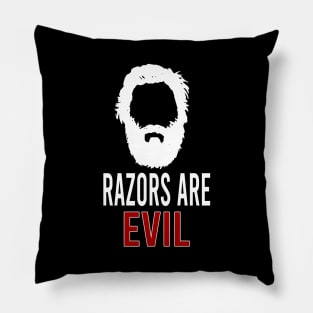 Hipster razor Pillow