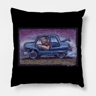 Smoldering Car Pillow