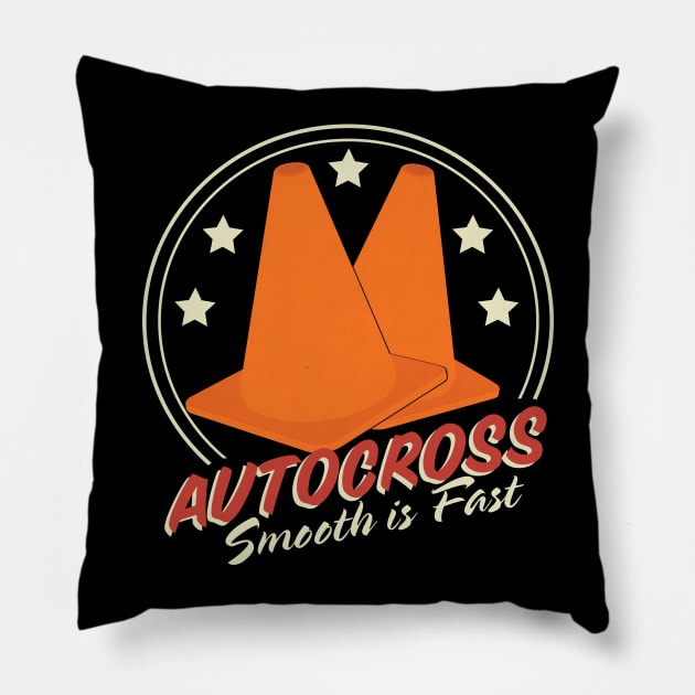 Smooth Is Fast Pillow by VBdesigns