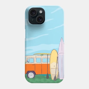 SUP and SURF good time Phone Case