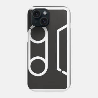 Minimalistic Cassette Tape retro vintage Phone Case