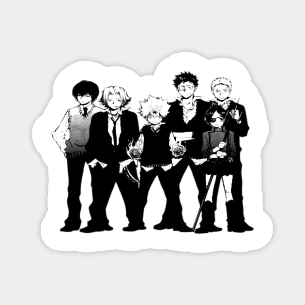 Katekyo Hitman Reborn!  - 10th Generation Vongola Family Magnet by BadassManga