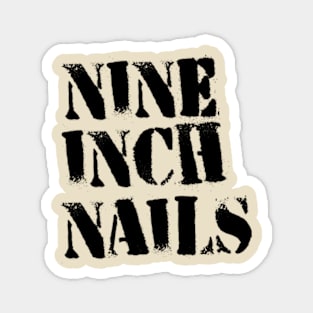 NIN inch nails classic black Magnet