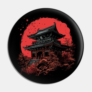 Japanese temple Pin