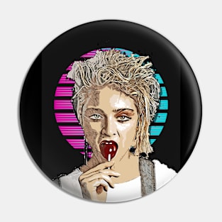 Madonna retro art Pin