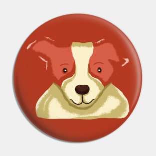 Border Collie Dog Pin