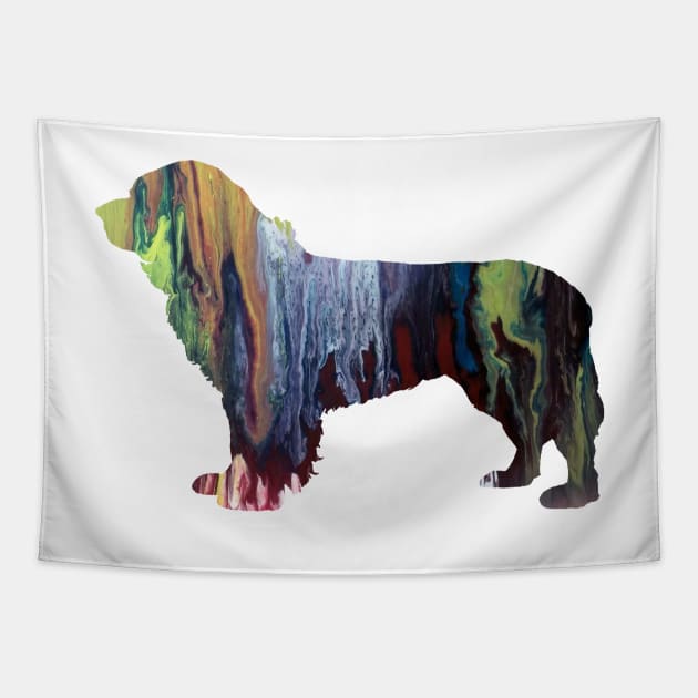 Newfoundland Dog Tapestry by BittenByErmines