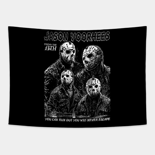 Jason Voorhees - Friday The 13th Tapestry by rndstudio