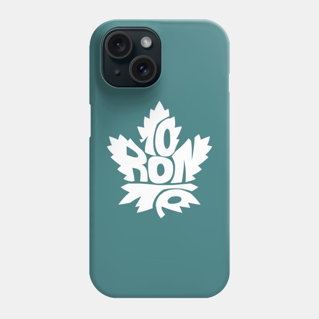 Toronto white Phone Case by Seanings