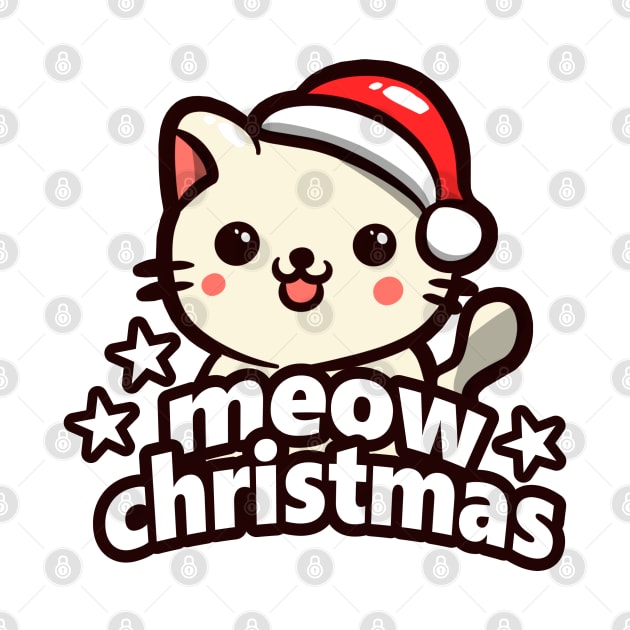 Meow christmas - Cute kitten by Linys