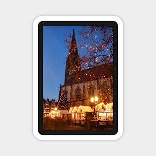 Lambertikirche, church, Christmas market, Munster, city, Westphalia Magnet